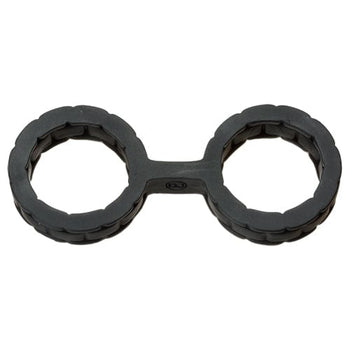 Japanese Bondage Handschellen Japanische Bondage Handschellen aus Silikon - schwarz