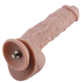 Hismith 9' Riesiger Silikon-Dildo für Hismith Sexmaschine mit KlicLok-Anschluss - fleischfarben